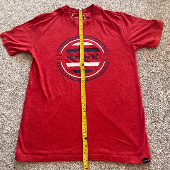 Hurley Everyday Washed Red Graphic T-Shirt S - Picture 4 of 5
